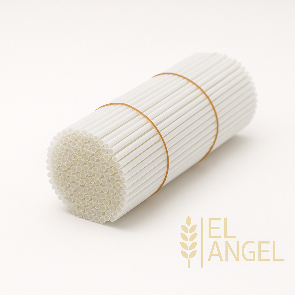 Agitador Blanco Para Café 15 cm