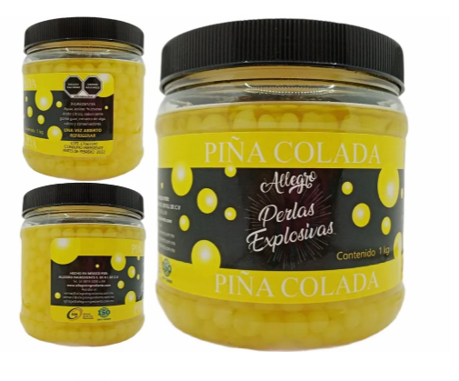 Perlas Explosivas Piña Colada 1 Kg