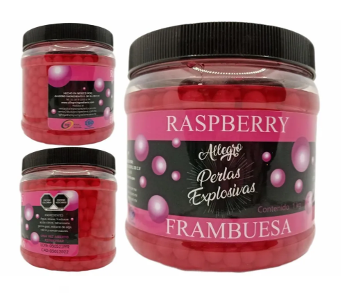 Perlas Explosivas Frambuesa 1kg