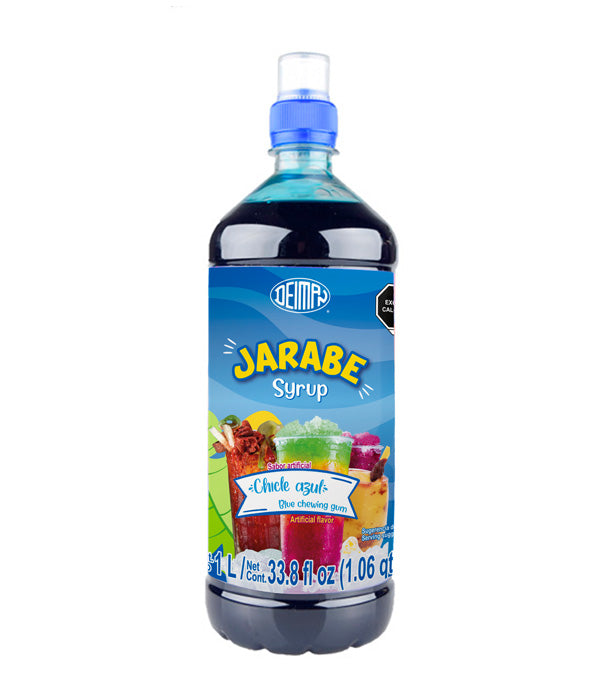 Jbe. Raspado Chicle Azul 1L