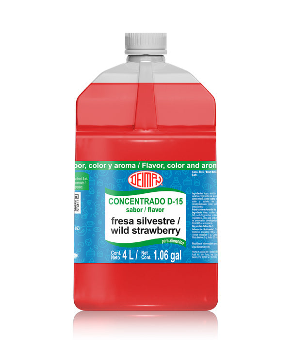 Concentrado De Fresa Silvestre D-15