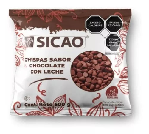 Chispas Sabor Chocolate con Leche 500 g