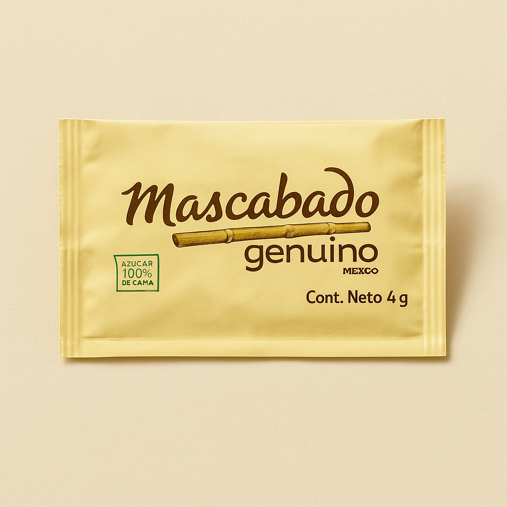 Azúcar Mascabado En Sobre