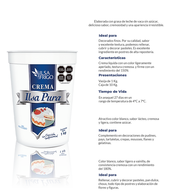 Crema Ilsa Pura