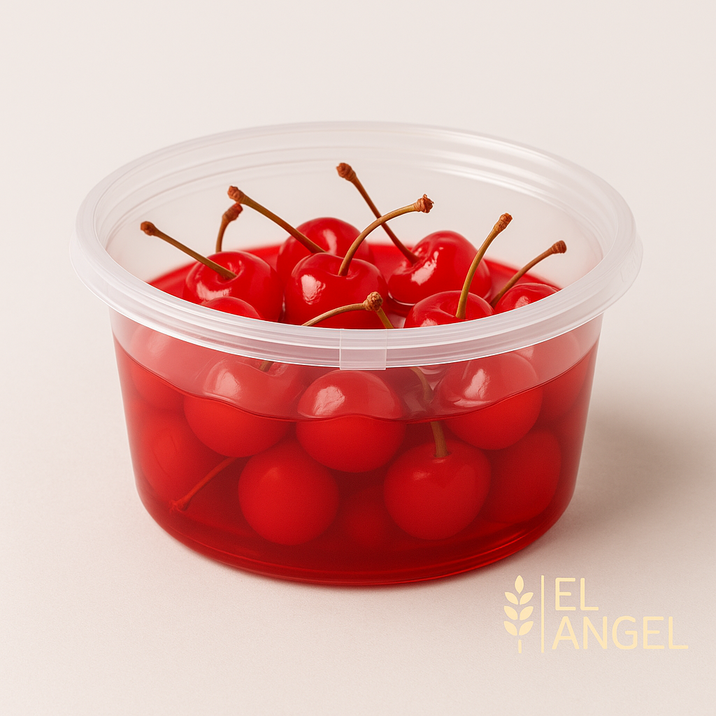 Cereza Roja en Almíbar Con Tallo