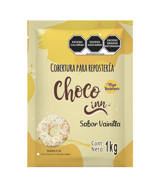 Cobertura Para Panificación Sabor Vainilla Choco Inn 1kg
