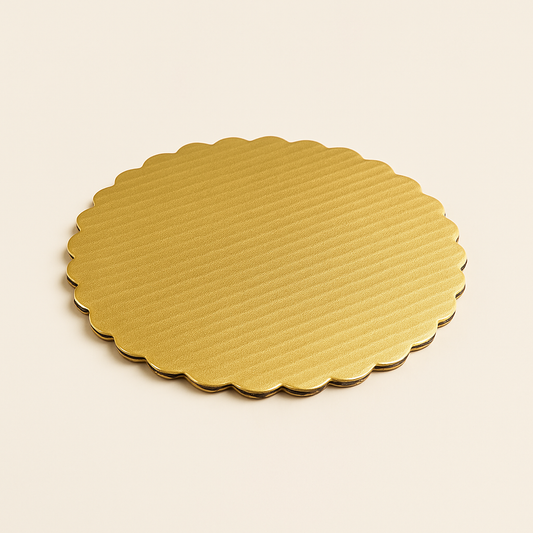 Base De Cartón Dorada Para Pastel